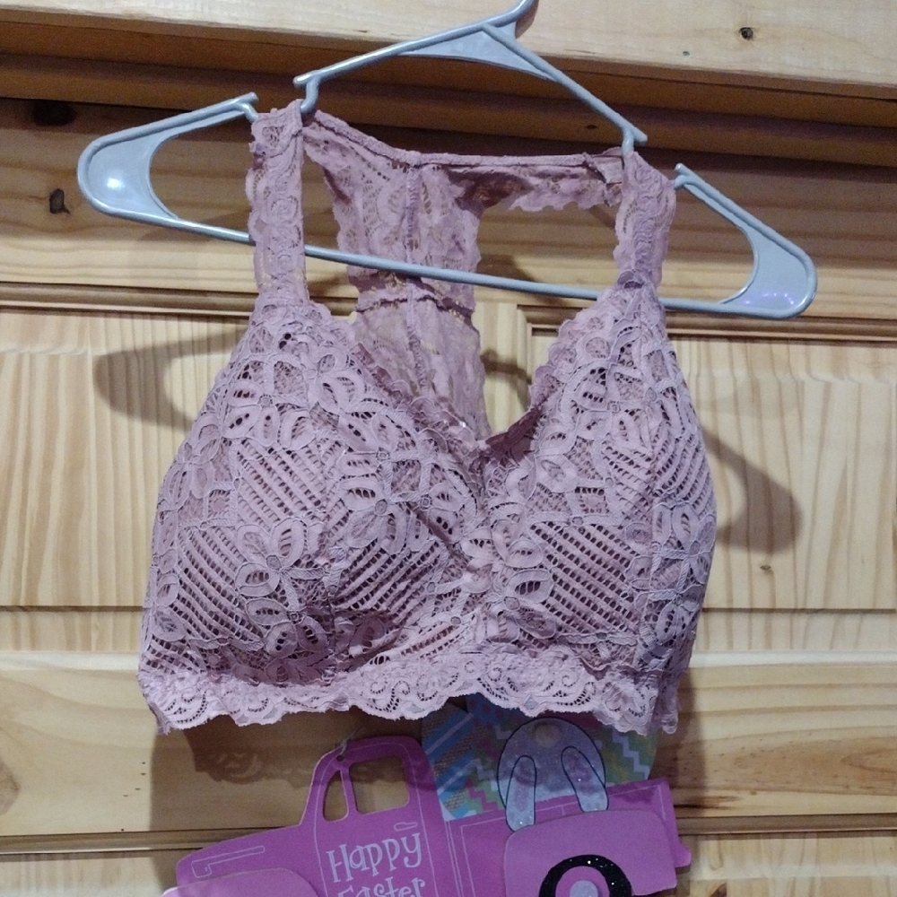 Lace Bralette in Pink